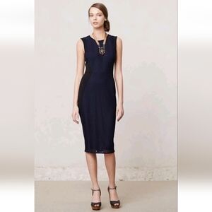 Anthropologie Weston Wear Islington Lace Sheath Dress Women's S Any Occasions